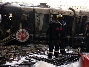 الجرار المنكوب مخصص لتدوير القطارات