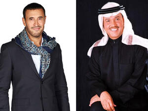 Kadem Al Saher is happy to be singing with Mohammad Abdo. 