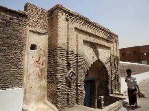 The ancient city of Zabid in Yemen’s western Hodeidah province is a UNESCO World Heritage Site famed as an architectural marvel of early Islam. (AFP)
