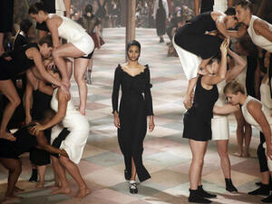 The Christian Dior Haute Couture collection fashion show in Paris. (Source: AFP)