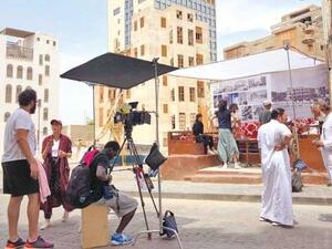 ‘Roll’em, a film by an all-Saudi crew, is being shot in Jeddah. (Photo/Supplied/ Arab News)

