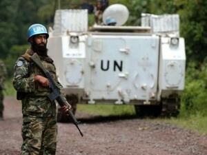 UN soldier stands on guard (AFP/File Photo)