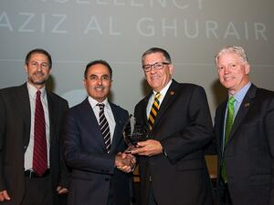 Established in 2017, the Cal Poly Alumni Excellence Award pays tribute to an outstanding graduate who has demonstrated a lifetime of professional achievements.
