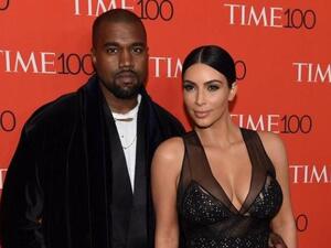 Kanye West and Kim Kardashian. (AFP/File)