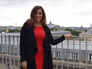 Amelia Lakrafi, head of the French National Assembly delegation (Twitter)