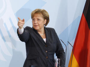German Chancellor Angela Merkel  