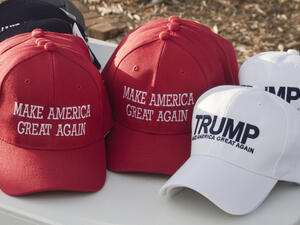 'Make America Great Again' hats (Shutterstock/File Photo) 