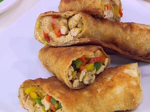 طريقة تحضير خبز إيراني بالدجاج (نصف الدنيا)