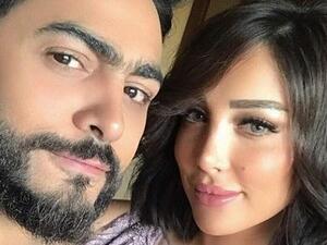 أخبار تؤكد انتظار تامر حسني و بسمة بوسيل لطفلهما الثالث
