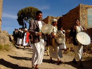 A Yemeni wedding party. (Flickr: Will De Freitas)