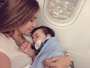 كارول سماحة يحتفل بعيد ميلاد (تالا) الأول