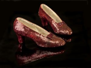 FBI recovered a pair of ruby slippers worn in the 1939 film The Wizard of Oz. (AFP/ File)