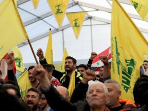 A Hezbollah rally in Lebanon. (AFP)