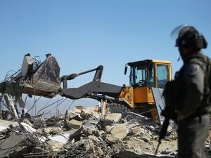 Israeli forces allegedly claimed the 100 square-meter house was being constructed with difficult-to-obtain Israeli-issued building permits (AFP/File)