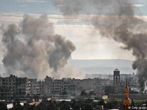 Syrian air bombardments against East-Ghouta (AFP)


