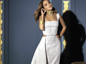 The movie 'El-Deif' starring Jamila Awad is about a young man who comes to a family while they were having dinner, and that’s when things start taking a strange turn. (Source: jamilaawad - Instagram)