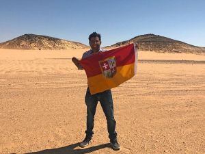 Dixit acknowledges that he is not the first person to proclaim the land as his own (Facebook)