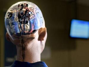 Sophia is modelled after Audrey Hepburn, and was designed by Hong Kong firm Hanson Robotics (AFP)