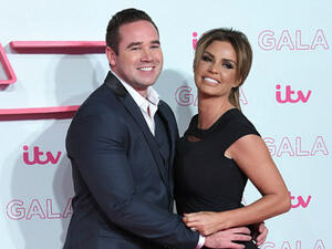 Glimmer of hope: Late last month, there was a glimmer of hope that they had reunited, after Kieran took to social media to document a romantic gesture. Pictured in November 2016 (Source: David Fisher - REX - Shutterstock)