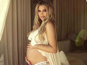 Khloe Kardashian revealed on her website, KhloeWithAK.com , that she thinks her parenting style with be most like her older sister Kim Kardashian; photographed by Sasha Samsonova (Source: Sasha Samsonova - Instagram)