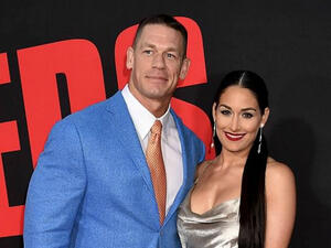 But according to PEOPLE, Nikki was 'convinced' that Cena had changed his mind on both accounts. 'When [Cena] proposed, he convinced [Bella] that he was a changed man,' a source told the magazine. 'And if he can change his mind about never wanting to get married, why wouldn't he change his mind about not wanting kids' (Source: John Milne -SilverHub - REX - Shutterstock)