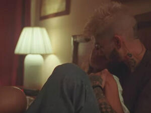 Saucy: The half-Pakistani hunk is reminded of his intimate moments with Sofia in the previous video as they continue the sizzling display together (Source: Vevo)