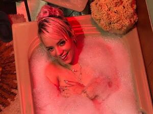 'There was something a bit sensual about it' Lily caused shockwaves just a few days ago when she admitted in a candid Instagram post that she slept with female escorts while on tour (Instagram)