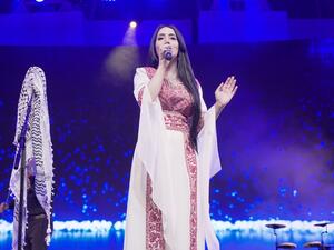 Manal Mousa gave a brilliant performance at the Global Village opening concert. (File photo)