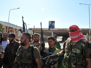 The AJACS program, established in 2014, was intended to support community policing in areas outside the Syrian regime’s control (AFP/File)
