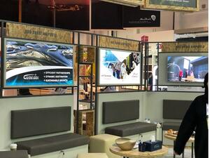 تأتي مشاركة مطارات أبوظبي في هذا المعرض بهدف استعراض المرافق والخدمات المُتميّزة التي يقدّمها مبنى كبار الشخصيات في مطار أبوظبي الدولي.