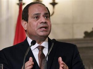 El Sisi has previously condemned North Korea (AFP)