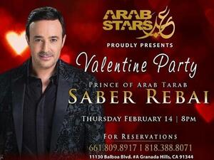 صابر الرباعي يحتفل بـ(الفالانتاين) مع جمهوره في كندا