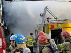 Firefighters try to put out a fire (AFP/File Photo)	
