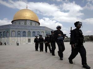 Al-Aqsa Mosque, also known as Al-Aqsa and Bayt al-Muqaddas, is the third holiest site in Islam and is located in the Old City of Jerusalem. (AFP/File)