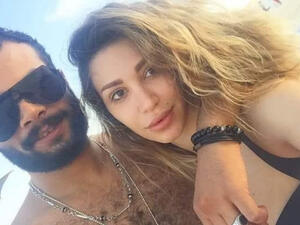 سارة نخلة وزوجها أحمد عبدالله محمود 