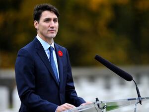 Canada's Prime minister Justin Trudeau (AFP)