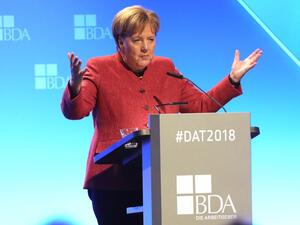 German Chancellor Angela Merkel  (AFP)