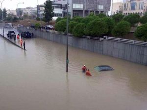 Rain in Amman, Jordan (Twitter)
