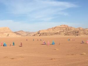 A set for Star Wars: Episode IX has been found in Wadi Rum, Jordan (Twitter)