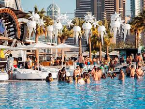 Dubai beach club Zero Gravity (Twitter)