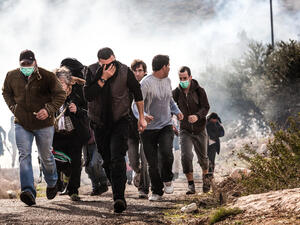 Palestinian protesters (Shutterstock)