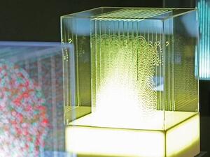 Perforated layers of glass (Twitter)