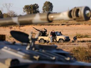Libyan militias outside of Misrata. (AFP/File) Libyan militias outside of Misrata. (AFP/File)