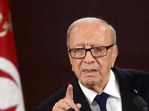 Thirty lawmakers of the majority party are accusing President Beji Caid Essebsi of trying to build a dynasty after being prevented from a meeting of the party's executive committee. (AFP/File)