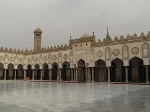 Al Azhar Mosque, the center of Islamic authority in Egypt.