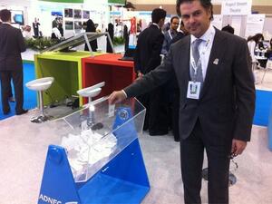 Ragheb Alama figures out the wonders of recycling.