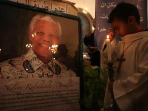 الزعيم الجنوب أفريقي الراحل نلسون مانديلا.  الزعيم الجنوب أفريقي الراحل نلسون مانديلا.