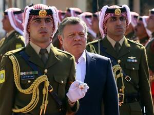 Jordan's King Abdullah II celebrates the centenary of the Arab Revolt against the region's ruling Ottoman Turks (AFP/ File)