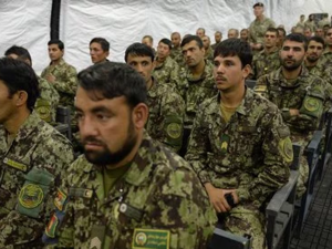 A group of Afghan army recruits in Kabul. (AFP/File) A group of Afghan army recruits in Kabul. (AFP/File)