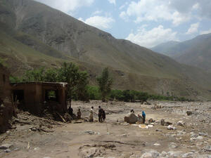 Flash waters killed six people, three women and three children, and damaged about 20 houses and at least five acres of agricultural land in Samangan Province. (AFP/File) Flash waters killed six people, three women and three children, and damaged about 20 houses and at least five acres of agricultural land in Samangan Province. (AFP/File)